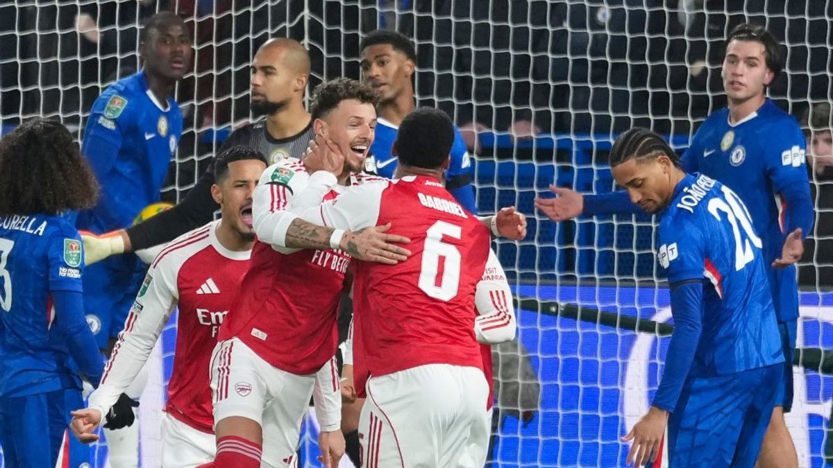 Gara-gara Kiper Blunder Dua Kali, Chelsea Kalah Lawan Arsenal di Piala Liga Inggris