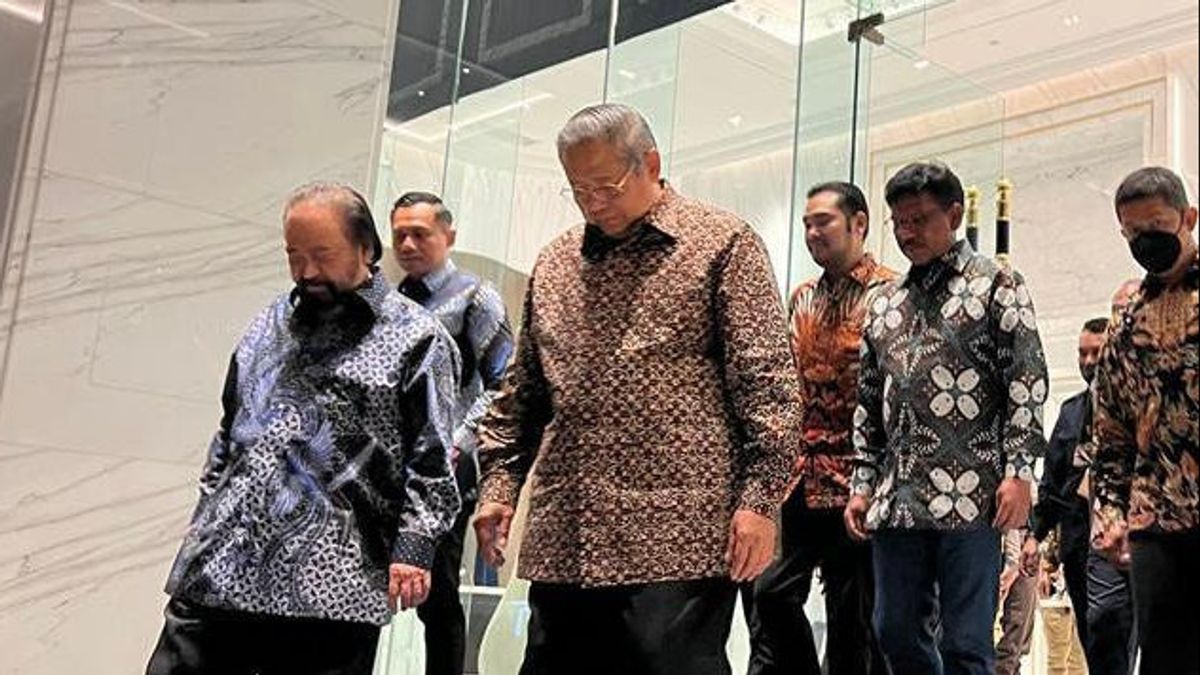 Minggu Malam Tadi, SBY Diam-diam Datangi NasDem Tower Temui Surya Paloh, Bahas Koalisi?