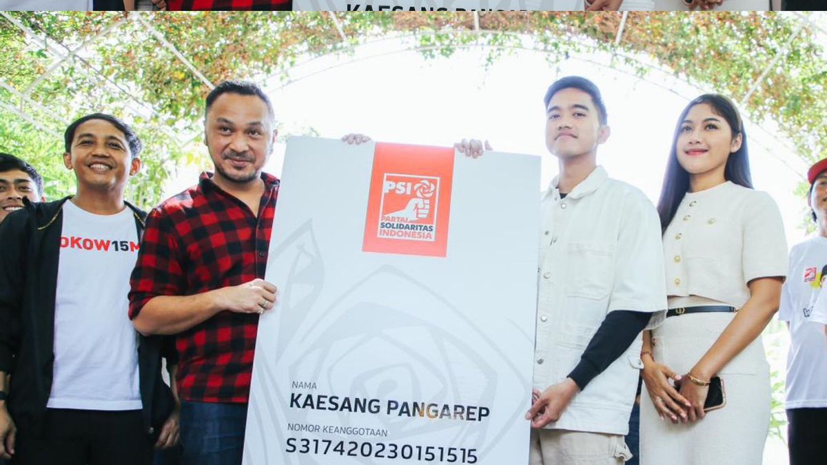 There Is No Prohibition From Kaesang Joining PSI, PDIP Calls Not Jokowi's Responsibility Again