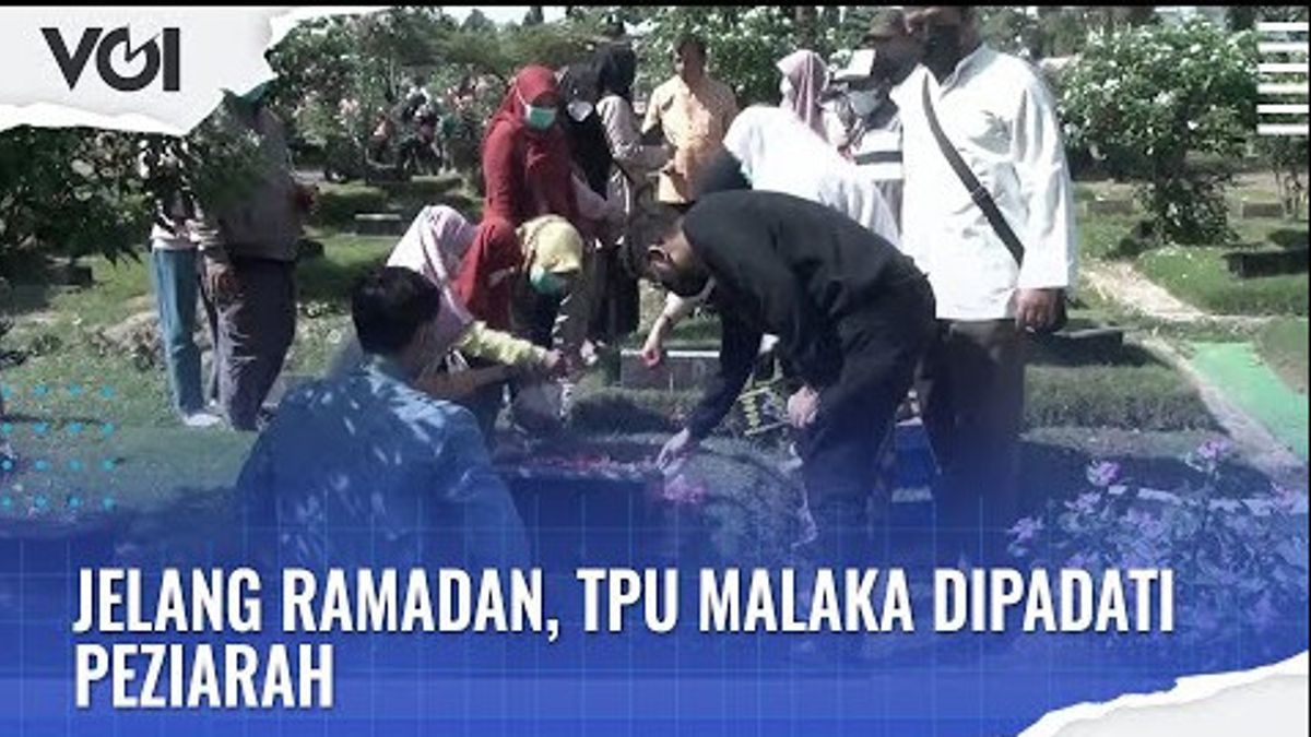 VIDEO: Jelang Ramadan, TPU Malaka Jaktim Dipadati Peziarah