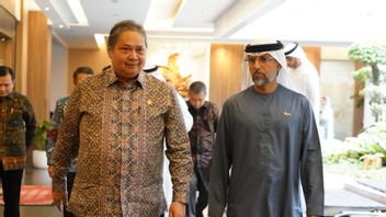 Airlangga Temui Menteri Energi UEA Bahas Kerja Sama Strategis di Sektor Energi 