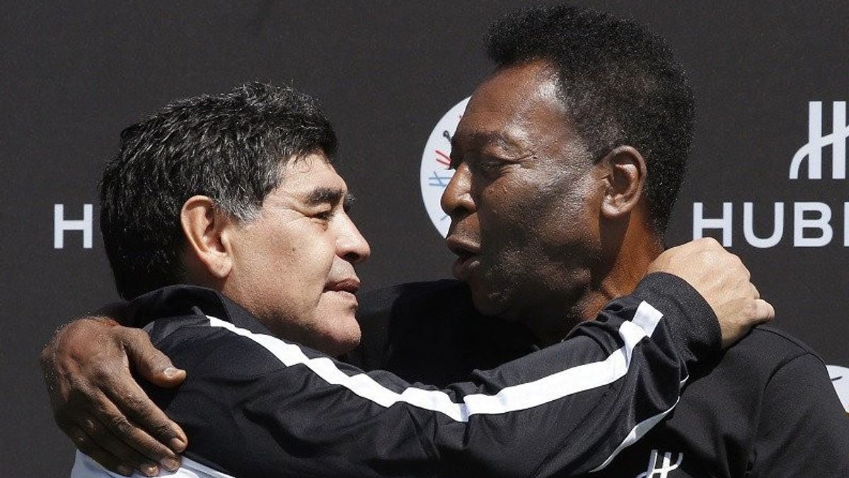  Maradona Meninggal, Pele: Suatu Hari Kita akan Main Bola di Atas Sana