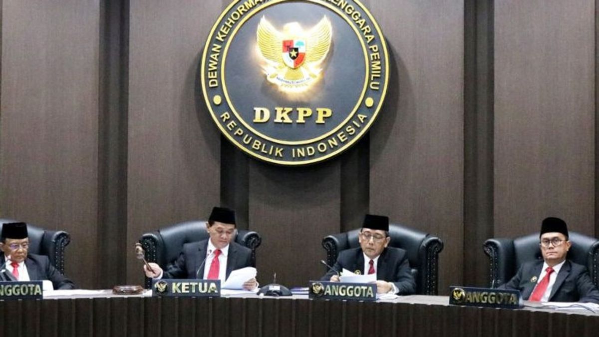 DKPP Check The Chairperson Of The KPU Regarding The Election System Statement