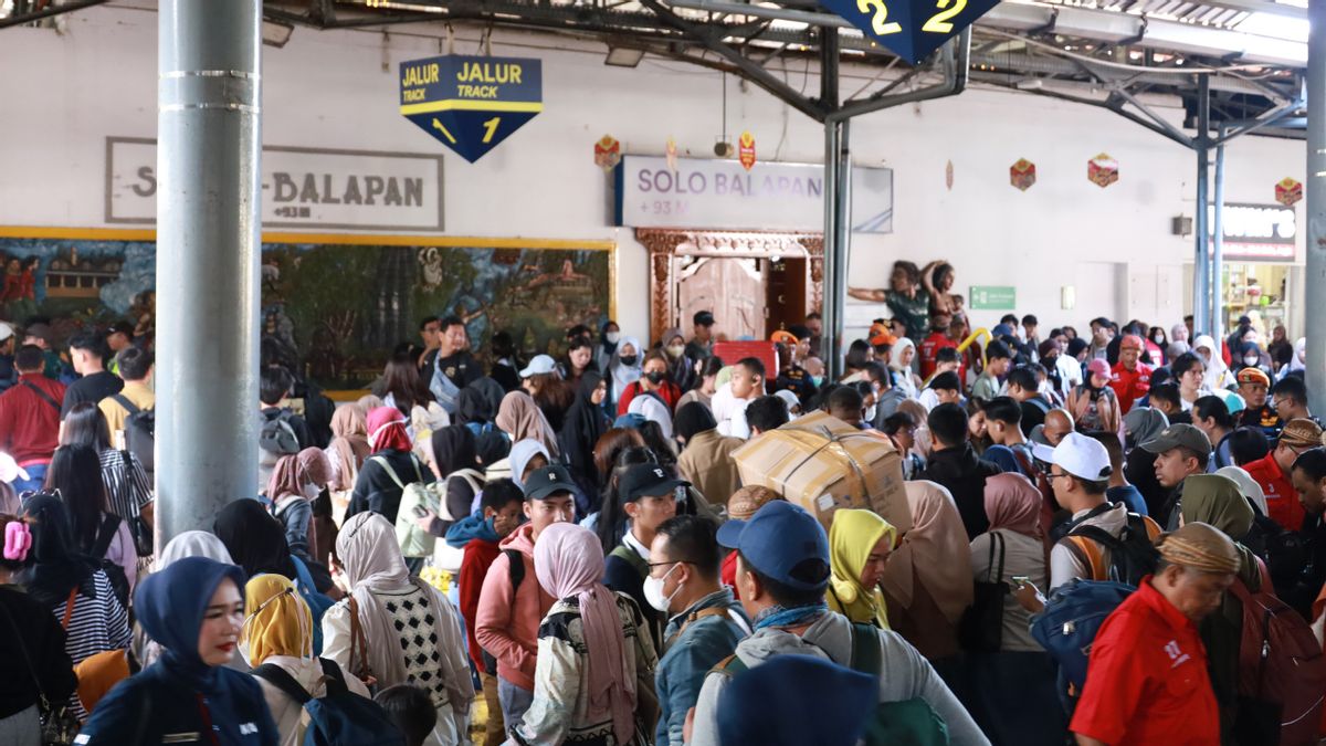 KAI Catat Lonjakan Arus Balik, Okupansi Kereta Tembus 123,8 Persen