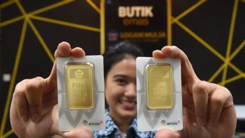 アントアンの金価格は再び17,000ルピアから2,840,000ルピア/グラムに上昇