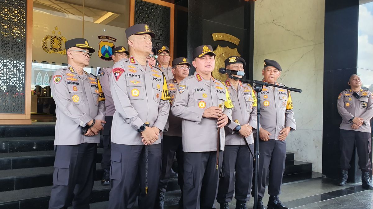 كومجين فاضل عمران شيك أفراد شرطة جاوة الشرقية الإقليمية، ضمان المنطقة الآمنة قبل انتخابات عام 2024