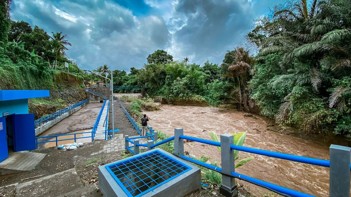 Cuaca Ekstrem termasuk Banjir di Hulu Sungai Ayung Ganggu Produksi Air Bersih di Denpasar
