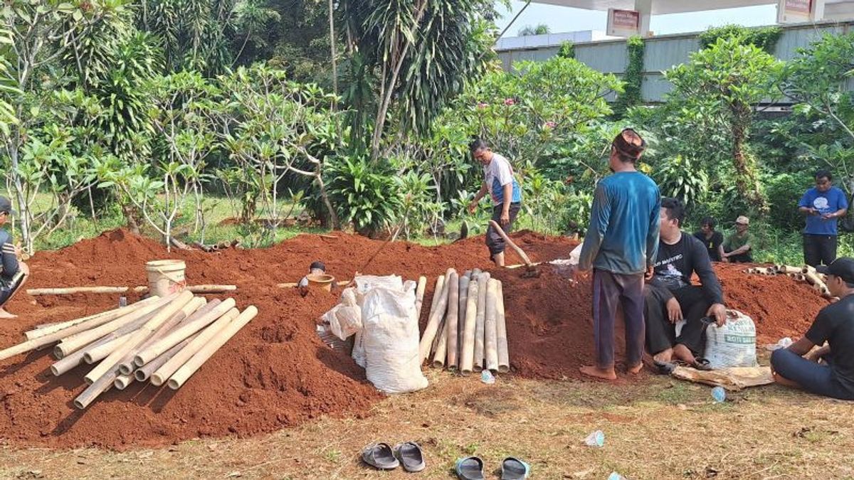 Liang Toutes victimes morts dans un accident de bus de la communauté SMK Depok à Ciater sont prêtes