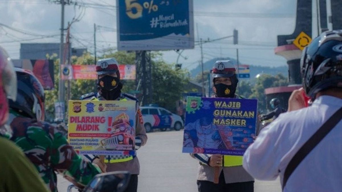 تشديد حظر العودة للوطن، شرطة جاوة الغربية الإقليمية تستعد 120 نقطة حظر