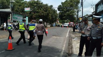 Olah TKP Kecelakaan Maut Mobil Bupati Kuningan, Polda Jabar Use Traffic Accident Analysis