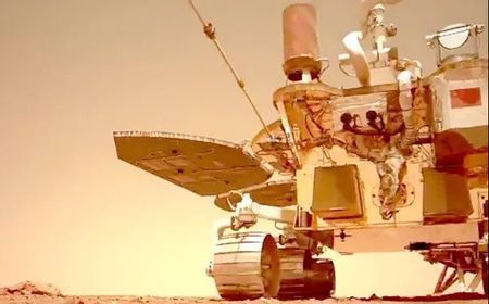 Suara dari Mars Terekam Robot Penjelajah China Zhurong