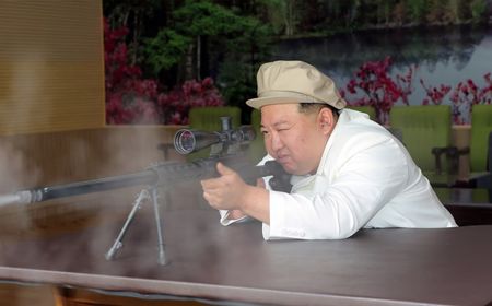 Unjuk Kemampuan Menembak, Kim Jong-un Perintahkan Pabrik Rudal hingga Senjata Korut Tingkatkan Kapasitas