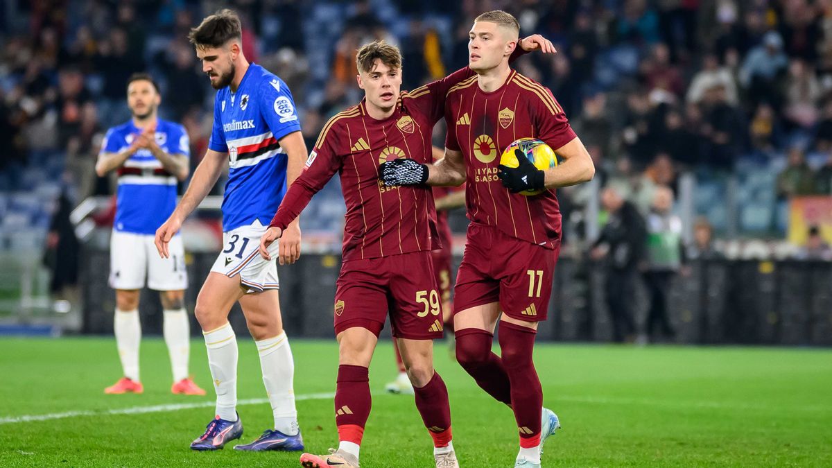 Singkirkan Sampdoria di Coppa Italia, AS Roma Bertemu AC Milan