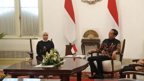 Bertemu Presiden Jokowi di Istana Merdeka, Putri Ariani 'Golden Buzzer' Berharap Dukungan Penuh