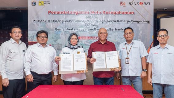 Bank DKI Gandeng Perumda Pasar Commerce Kerta Raharja, fournit des services à des facilités bancaires