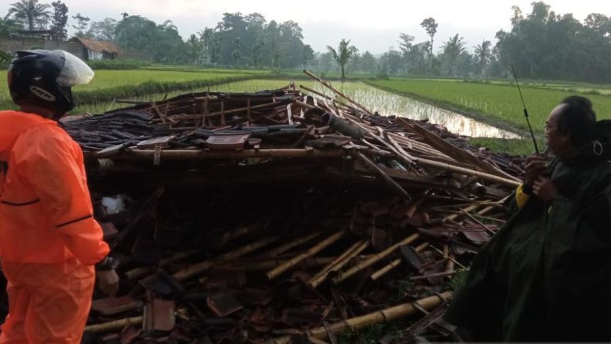 Hujan Deras Disertai Angin Kencang Landa 5 Kecamatan di Jember, 9 Rumah Rusak