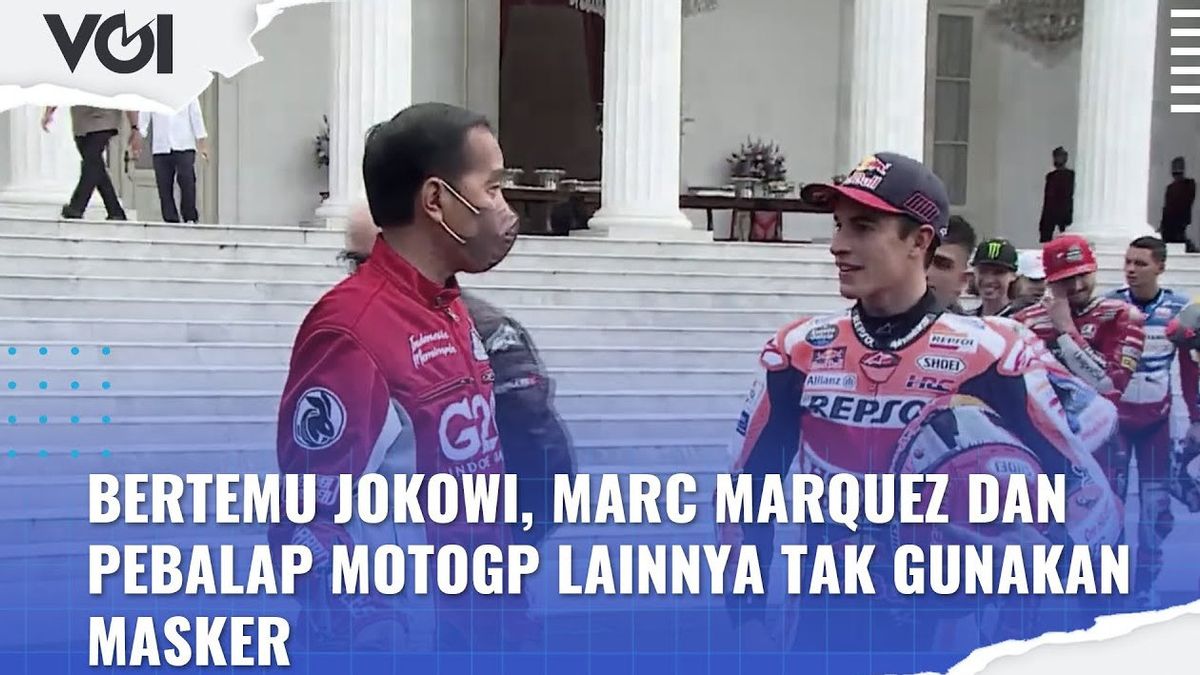 VIDEO: Momen Presiden Jokowi Bertemu Pebalap MotoGP di Istana Negara