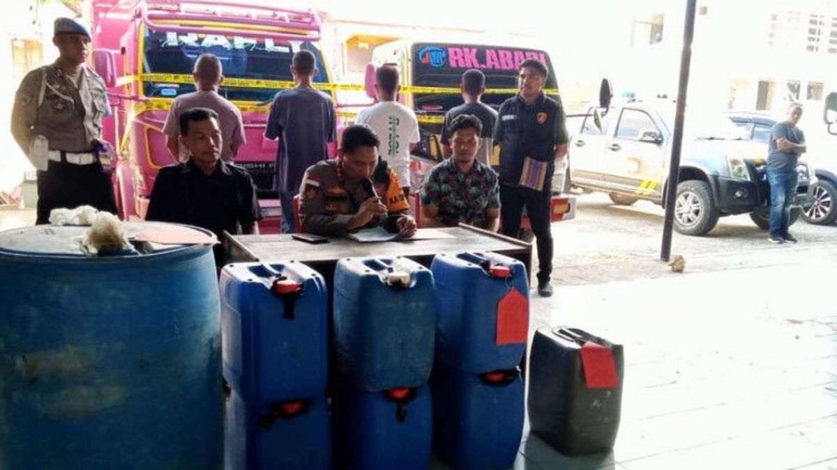 Polres Rote Ndao Tangkap Truk Pengangkut Ratusan Liter BBM Ilegal