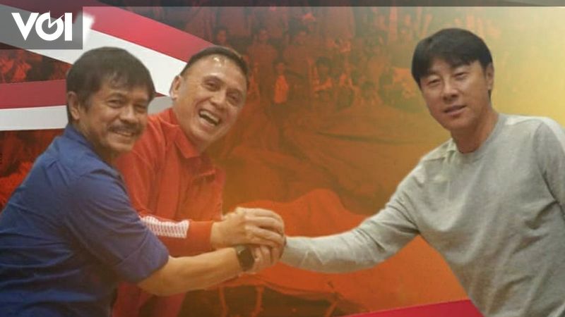 Ketum PSSI Pamer Kehangatan Shin Tae-yong Dan Indra Sjafri Saat Makan Malam