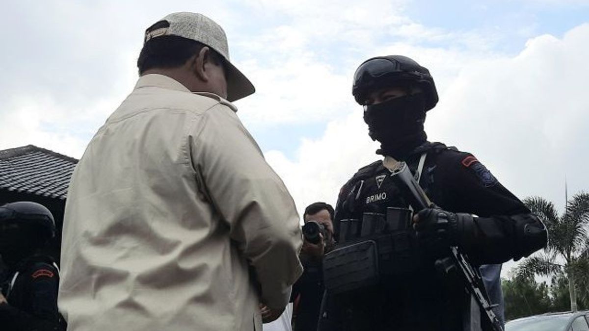 Defense Minister Prabowo Calls Strong Countries Need Superior Police