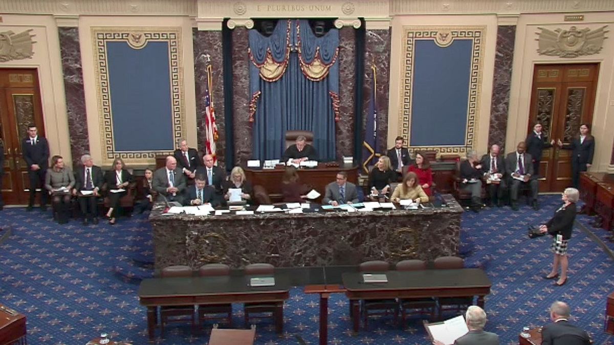 Strictly, The US Senate Agrees To Continue Donald Trump's Impeachment Trial By Voting