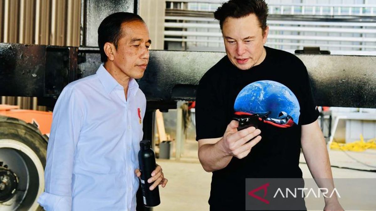 Jokowi Ngobrol Banyak dengan Elon Musk, Membahas Proyek Masa Depan dengan Indonesia