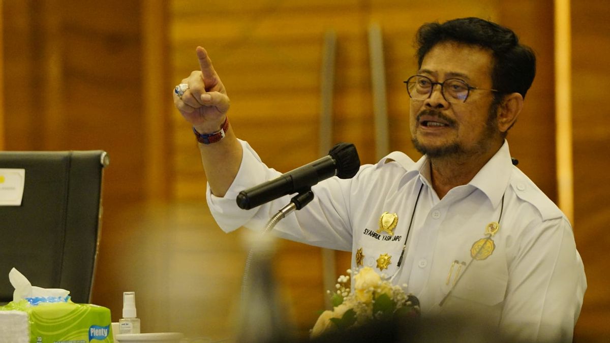 Bareskrim Polri Takes Over Handling Cases Of 12 Senpi Mentan Syahrul Yasin Limpo