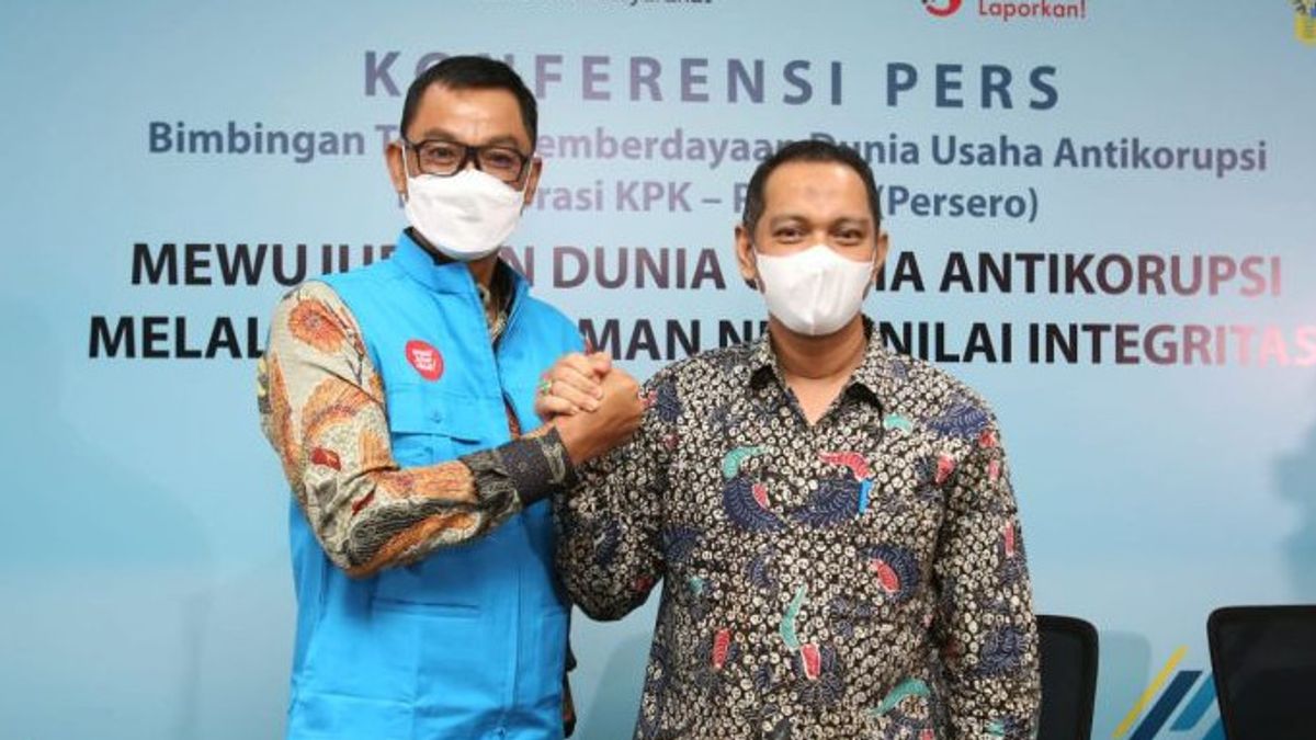 'PLN Anti-Use Orange Vest', President Director: We Are Proud To Be The First State-Owned Enterprise To Be Active With KPK In Preventing Corruption