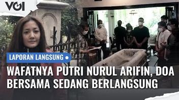 VIDEO: Live Report On The Death Of Princess Nurul Arifin, Joint Prayer Is In Progress