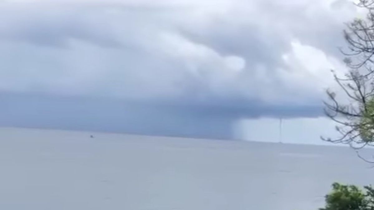 Fenomena Waterspout Muncul di Perairan Buleleng-Bali, BMKG: Waspada 