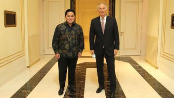 Bertemu Mantan PM Inggris Tony Blair, Erick Thohir: Bismillah, Semoga Membawa Semangat dan Manfaat Baru untuk Indonesia