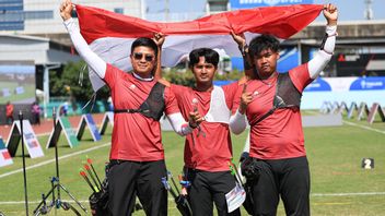 印度尼西亚射箭队也为2025年SEA Games 2025的复射双打金牌配对