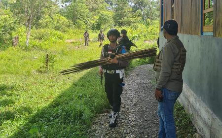 Polisi Olah TKP Kasus KKB Serang TNI, Ditemukan Ceceran Darah, Noken Bintang Kejora dan Panah