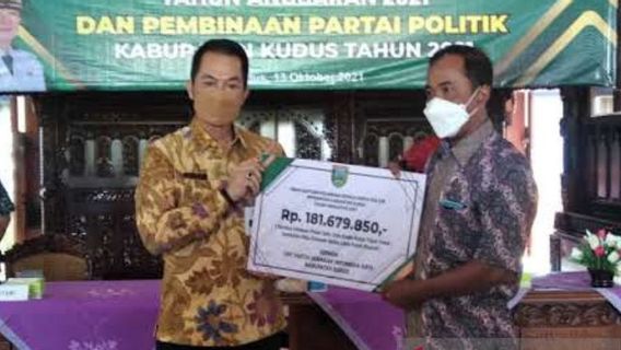 Political Party Assistance Funds In Kudus Increase Drastically To 96 Percent, Used To Be IDR 2,500 Now IDR 5,000 Per Vote