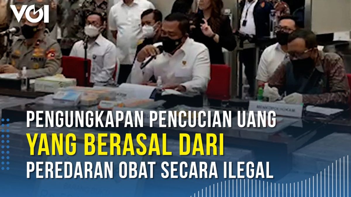 VIDEO: Duit 531 Miliar dari Pencucian Uang Hasil Peredaran Obat Ilegal