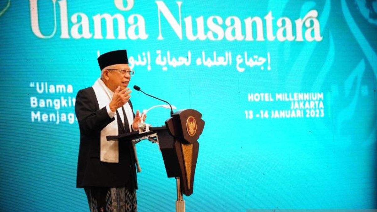 Vice President Ma'ruf Amin Reminded PKB Not To Leave Kiai Politics Behind