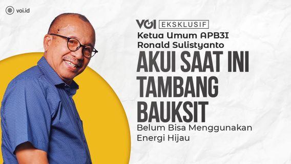 VIDEO, Eksklusif Ketua Umum APB3I Ronald Sulistyanto Minta Tak Samakan Tambang Bauksit dan Nikel Soal Hilirisasi