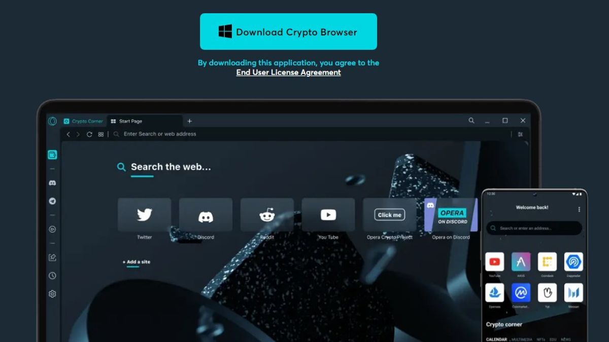 A Peek At Opera's Sophisticated Crypto Browser For DApp, Game, And Metaverse Navigation