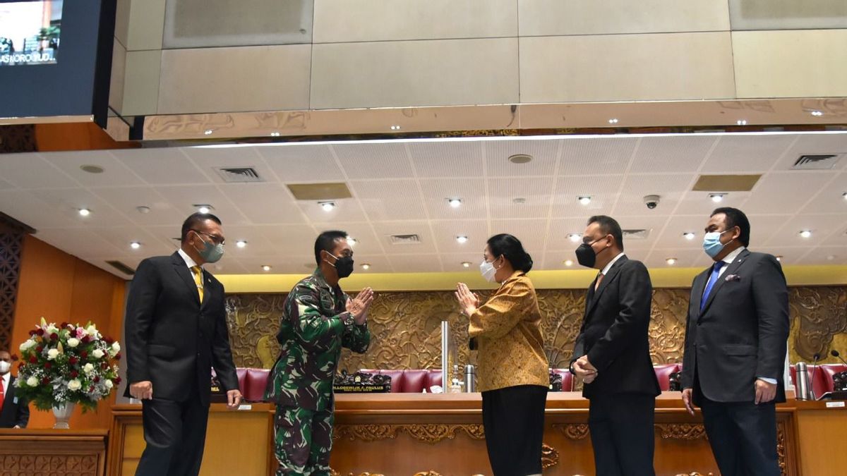 Jenderal Andika Cuma 1 Tahun Jadi Panglima TNI, Puan: Mudah-mudahan Semua Program Terlaksana