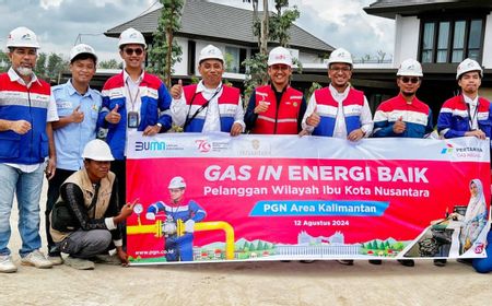 Jelang HUT ke-79 RI, PGN Alirkan Gas Bumi di IKN