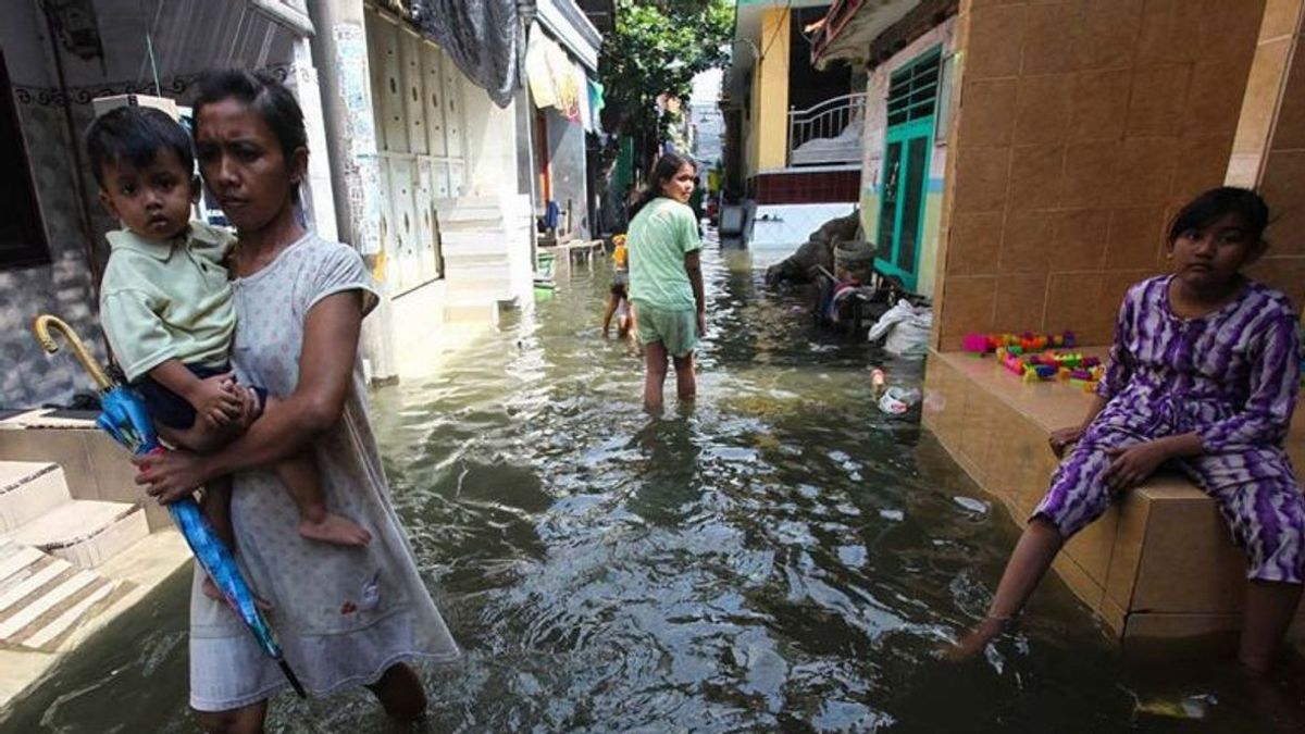 54 RTs In East Jakarta-Jaksel Submerged By Floods Due To Rain Last Night