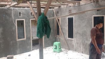 Des glissements de terrain à Lebak Banten, quatre maisons ont été gravement endommagées