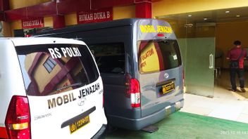 Jagakarsa死亡的4名男孩的尸体将被送往TPU Perigi Sawangan Pakai 2 Ambulans Polri医院