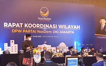 Di Acara Rakorwil Partai NasDem, Anies: NasDem Sudah Tertata, Siap Menyongsong Pemilu 2024