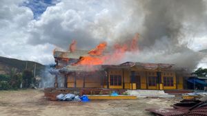 Kantor Bupati Dogiyai di Papua Terbakar, Polisi Usut Penyebabnya
