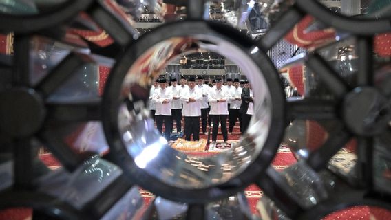 Momen Presiden Prabowo Subianto Menunaikan Salat Iduladha di Masjid Istiqlal