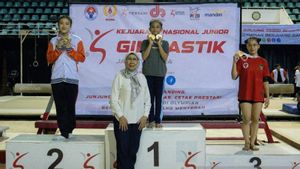 Aulia Fakhila Looks Gemilang At The 2024 National Championship Junior Gymnastics