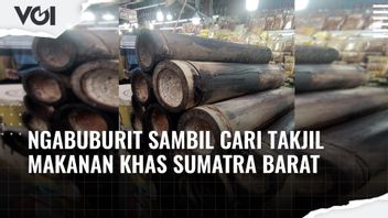 VIDEO: Ngabuburit While Looking For Takjil Special Foods Of West Sumatra