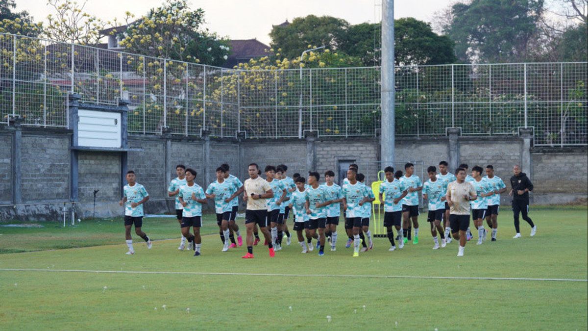 The U-17 Indonesian National Team Focuses On Engineering Training To Face India In Trials