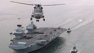 Inggris Kirim Armada Kapal Perang Terbesar ke Kawasan Pasifik, Dipimpin Kapal Induk HMS Queen Elizabeth
